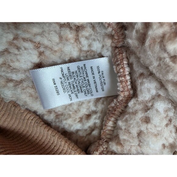 Express Sherpa Pink Fleece Pullover Sweater XS NWOT - Picture 6 of 8